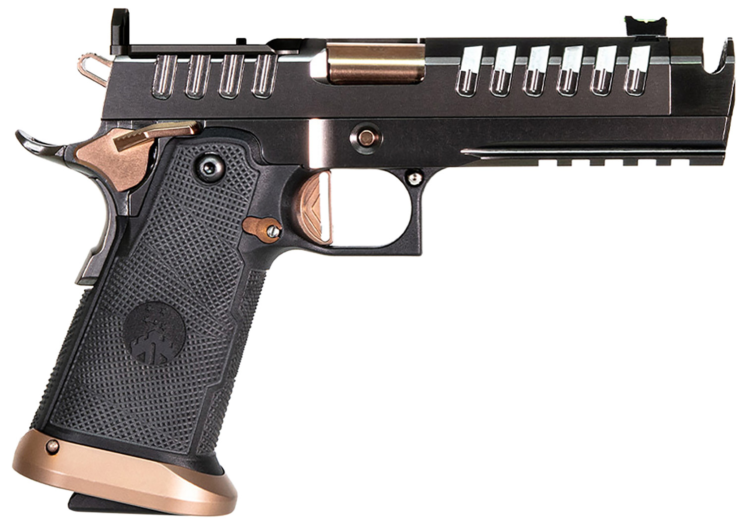 Watchtower Apache DS Optic Ready Pistol APACHE9MM46CPR, 9mm Luger, 4.60in, Black Kelvar/Carbon Fiber, Graphite PVD Finish, 17 Rds