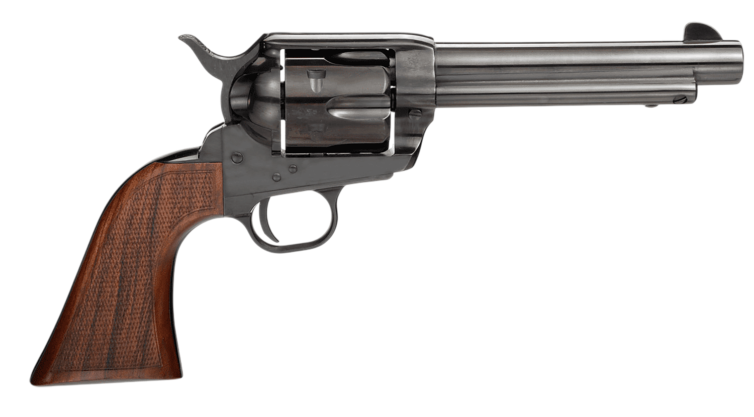 Taylors 1873 TC9 Revolver 200108, 9mm, 5.5in, Walnut Grips, Blued Steel, 6 Rds