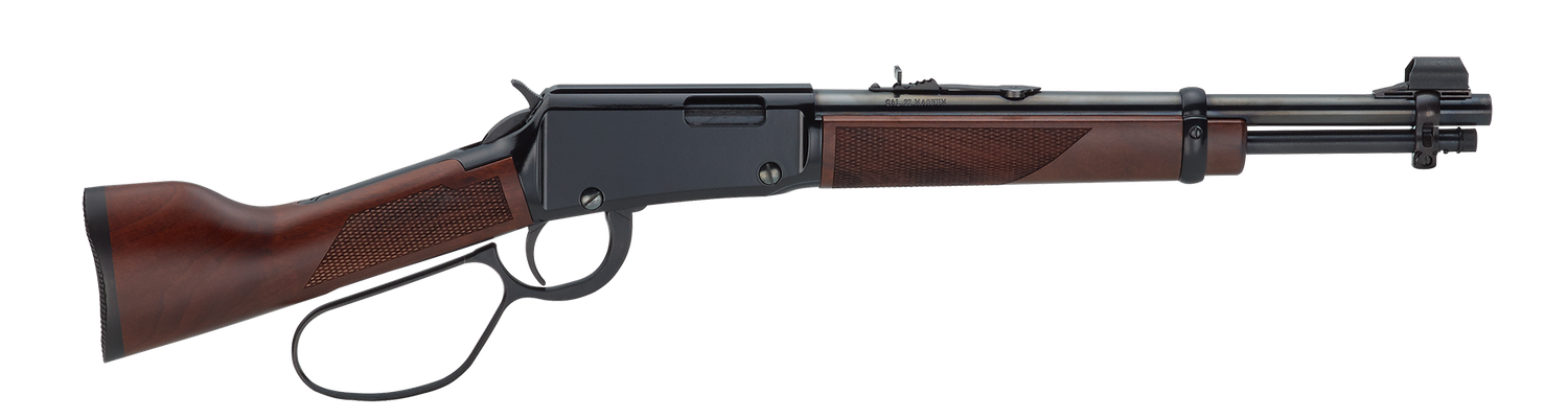 Henry Lever Action Rifle H001MML, 22 WMR, 12.88", American Walnut Stock, Blued Finish, 8 Rds