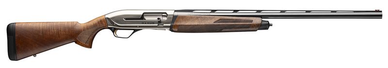 Browning Maxus II Upland Shotgun 011779205, 12 Gauge, 26", 3" Chmbr, Walnut Stock, Satin Nickel Finish