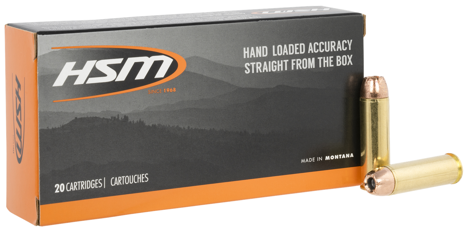 HSM Bear Load Pistol Ammunition 500SW-1-N, 500 S&W, Jacketed Hollow Point XTP, 350 GR, 20 Rd/box