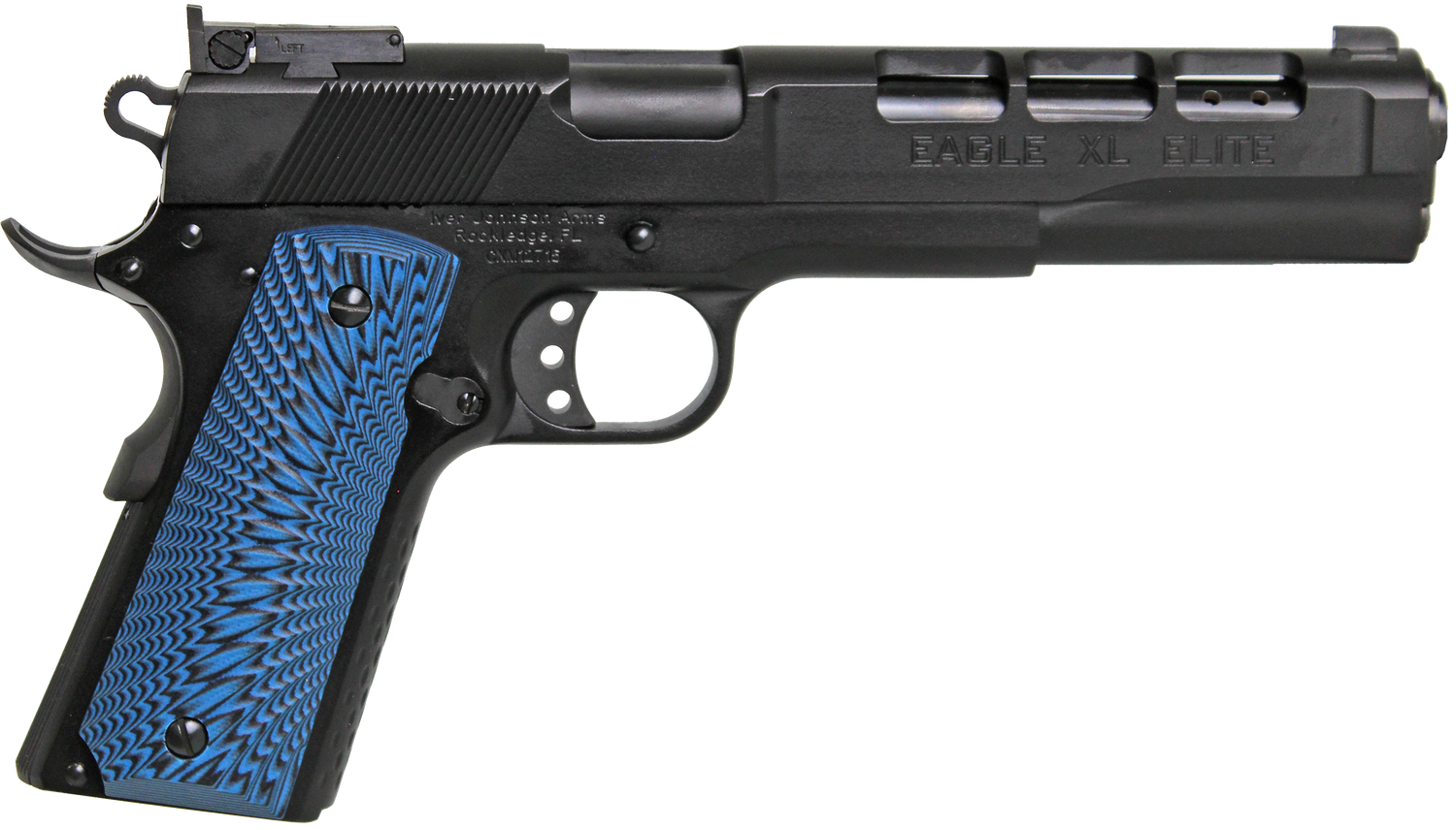 Iver Johnson Eagle XL Elite Pistol EAGLEXL10ELITE, 10mm, 6in, G-10, Black Finish, 8 Rds