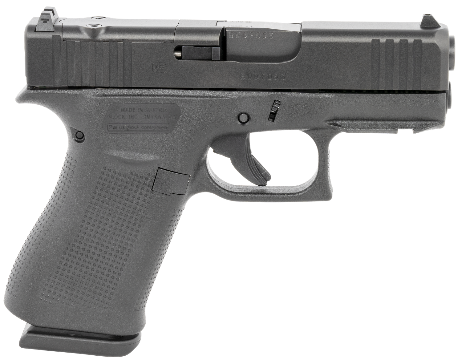 Glock 43X MOS Pistol PX4350201FRMOS, 9mm, 3.41