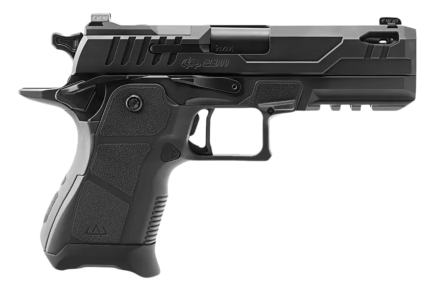 OA DEFENSE 2311 Pro w/Kit Optic Ready Pistol OA2311CPROKITBLKPRT15, 9mm Luger, 4.25in, Black Modular, Black Finish, 15 Rds