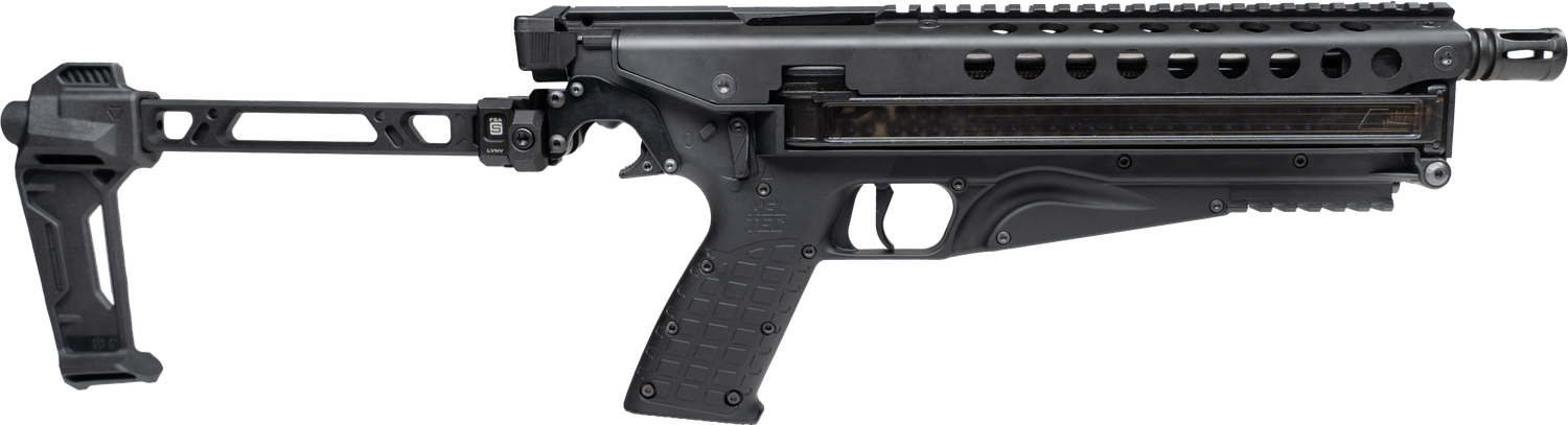 Kel-Tec P50 Defender Pistol P50BLKD, 5.7x28, 9.6in, Strike Industries Brace Grips, 50 Rds