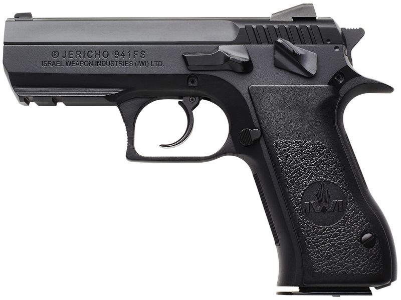 Israeli Weapon Industries Jericho 941 Pistol J941FS9ORP, 9mm Luger, 3.80in, Black Textured Grips, 16 Rds