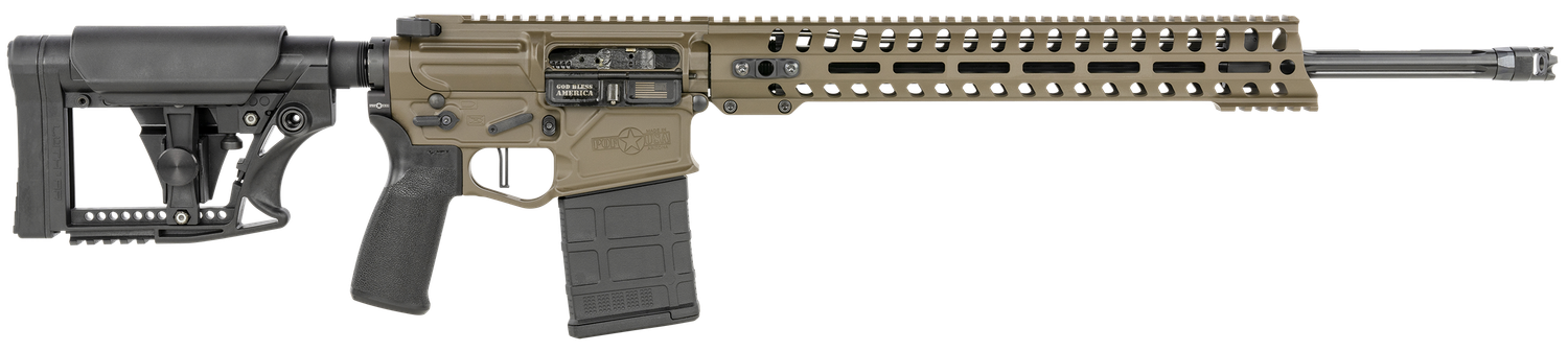 POF Rogue Prescott Semi-Auto Rifle 01737, 6.5 Creedmoor, 20", Black Stock, Patriot Brown Finish, 20 Rds