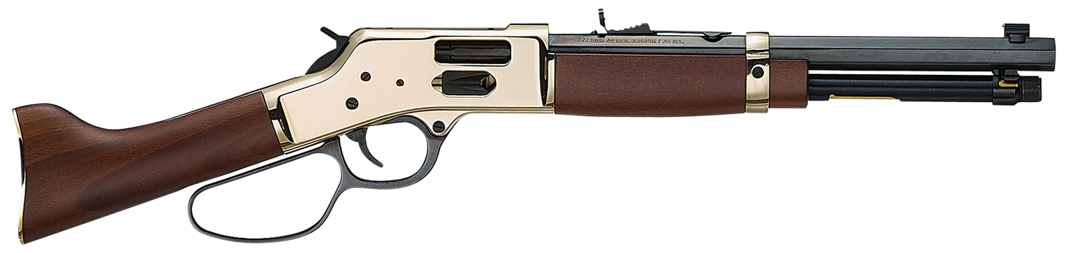 Henry Mare's Leg Side Gate Lever Action Handgun H006GML, 44 Magnum, 12.9 in, American Walnut Grip, Blue Finish, 5 Rd