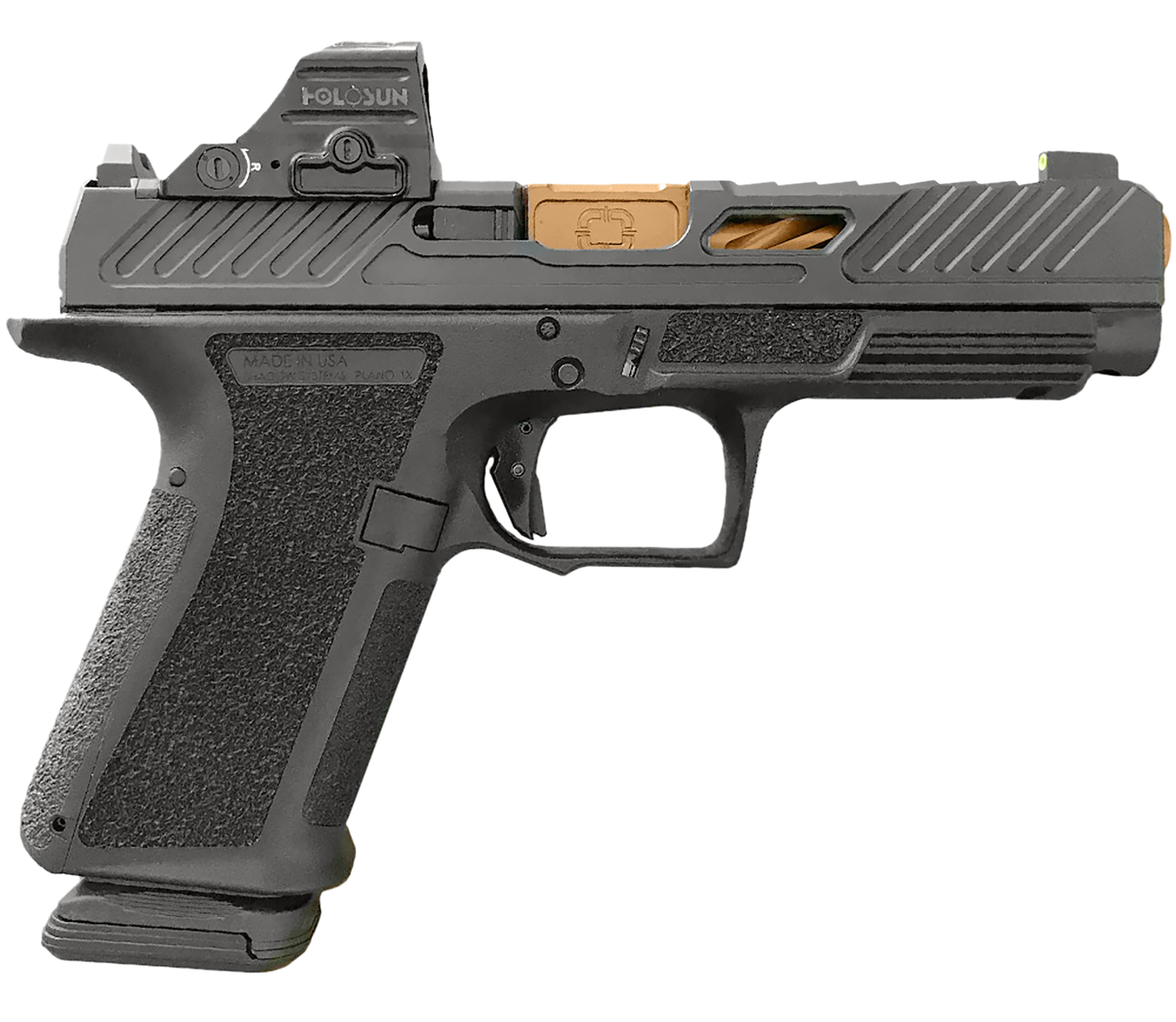Shadow Systems MR920 Elite w/Optic Optic Ready Pistol SS1011H, 9mm Luger, 4.50in, Interchangeable Backstrap, Black Finish, 15 Rds