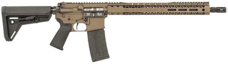 Black Rain Ordnance Spec 15+ SSP Rifle BROSSP300BLKMB, 300 Blackout, 16", Adjustable Magpul SL Stock, 30 Rds