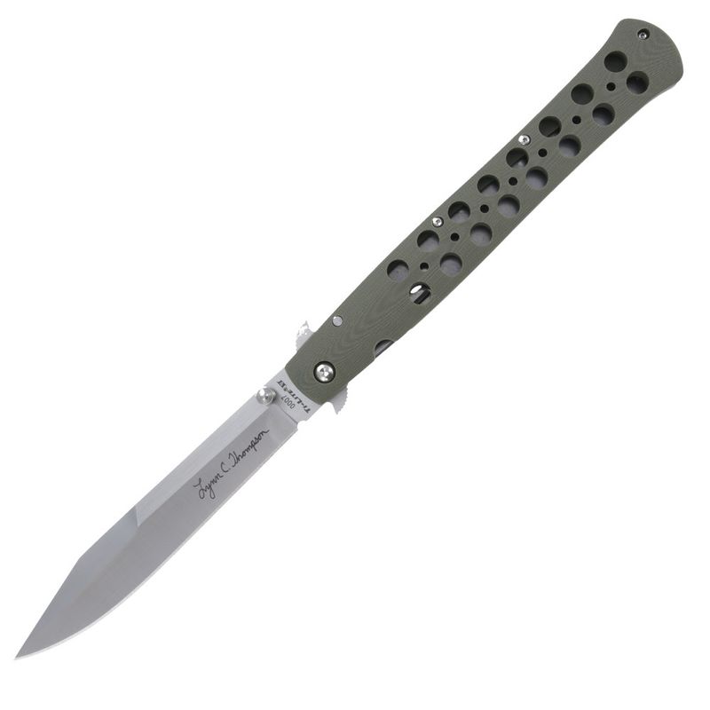 Cold Steel Lynn Thompson Signature TI-Lite Folding Knive, Spear Point, Plain Edge (26C6AA)