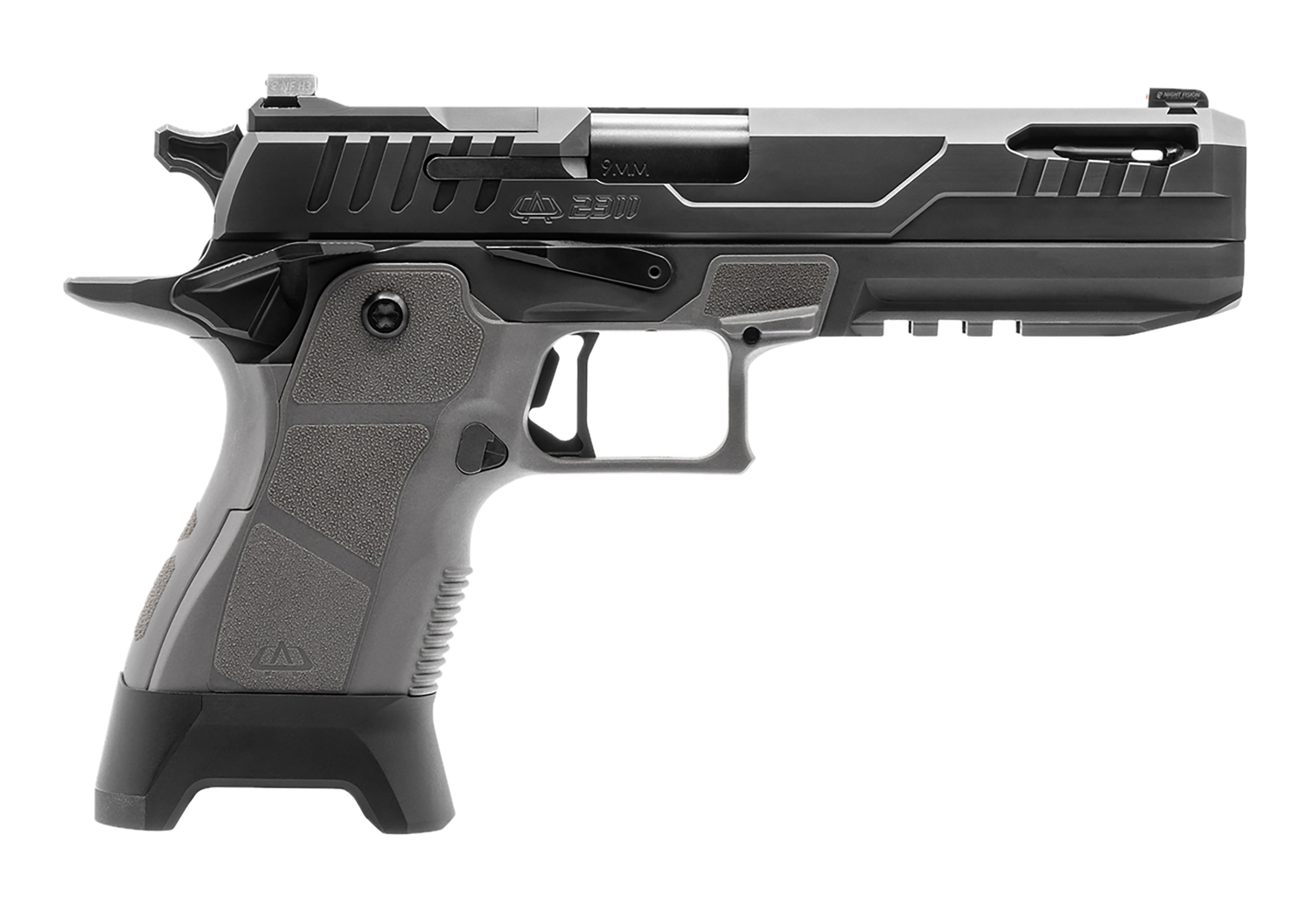 OA DEFENSE 2311 Pro w/Kit Optic Ready Pistol OA2311FPROKITGRYPRT21, 9mm Luger, 5in, Gray Modular, Black Finish, 17 Rds