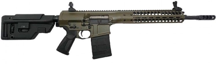 LWRC International REPR MKII Rifle REPRMKIIR7PBCF16SC, 308 Win, 16.1", B5 Precision Stock, Patriot Brown Finish, 20 Rds