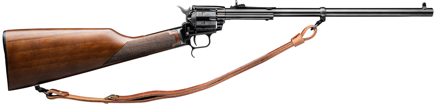 Heritage Rough Rider Rancher Rimfire Revolver BR226B16HSLS, 22 LR, 16.12", Walnut Stock, Black Finish, 6 Rd