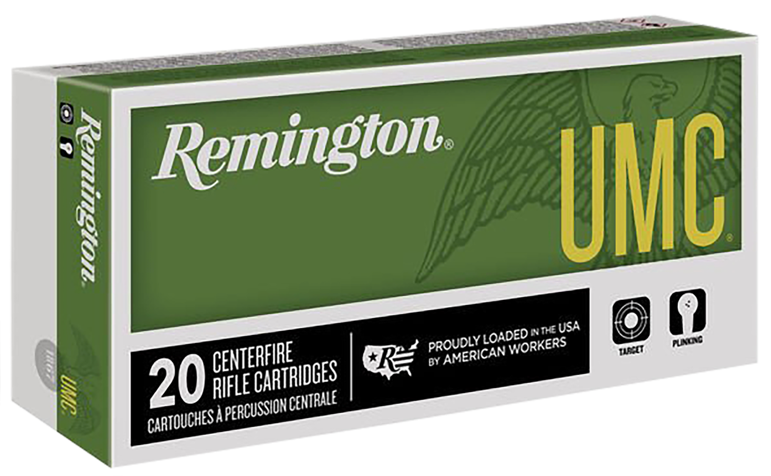 Remington UMC Rifle Ammunition L68R2, 6.8mm Remington, Metal Case (MC), 115 GR, 2625 fps, 20 Rd/bx