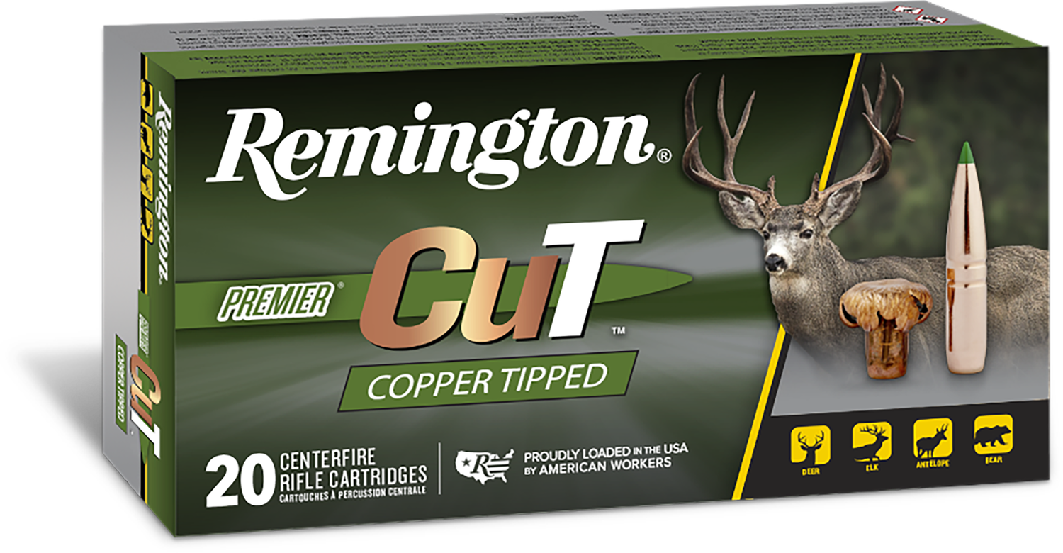 Remington Premier Cut Rifle Ammunition R22335, 6.5 PRC, 130 gr, 2970 fps, 20 Rd/Bx