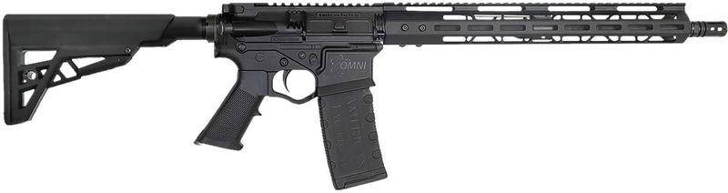 American Tactical Omni Hybrid Rifle ATIGOMX300ML15, 300 Blackout, 16", Adjustable Black Synthetic Stock, 30 Rds