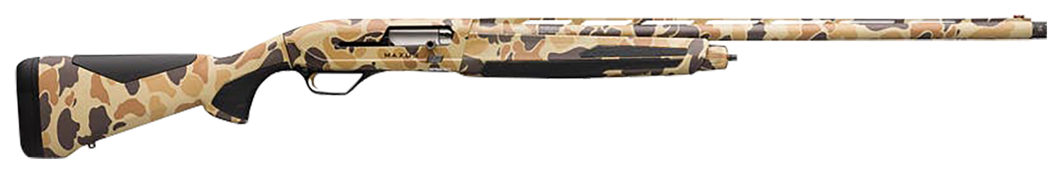 Browning Maxus II Shotgun 011740204, 12 Gauge, 28", 3.5" Chmbr, Overmolded Grips, Vintage Tan Camo