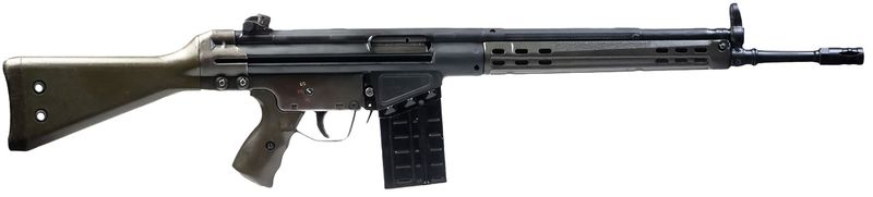 Century CA-3 Semi-Auto Rifle RI5601X, 7.62x51mm NATO, 18", Black Synthetic Fixed Stock, 20 Rds