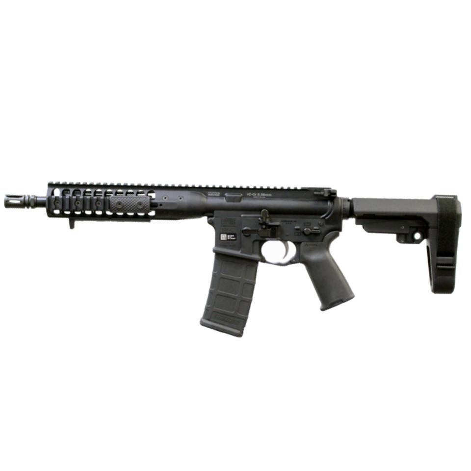LWRC International IC-DI Pistol Pistol ICDIP5B10SBA3, 223 Rem, 10.5in, Pistol buffer tube/ MOE grip, 30 Rds