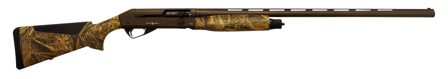 Silver Eagle Foris Semi-Auto Shotgun FOR1228MAX5BRNZ, 12 Gauge, 28", 3.5" Chmbr, with Rubber Cheek Piece Stock, 3 Rds
