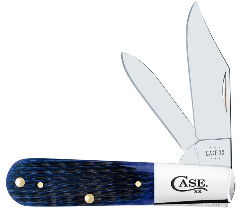 Case Navy Blue Bone Barlow Pocket Knife SS (06894)