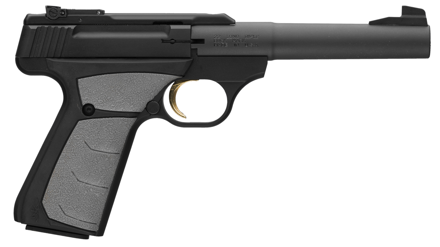 Browning Buck Mark Camper UFX Pistol 051498490, 22 Long Rifle, 5.5", Ambi Ultragrip, Matte Blue Finish, 10 Rds