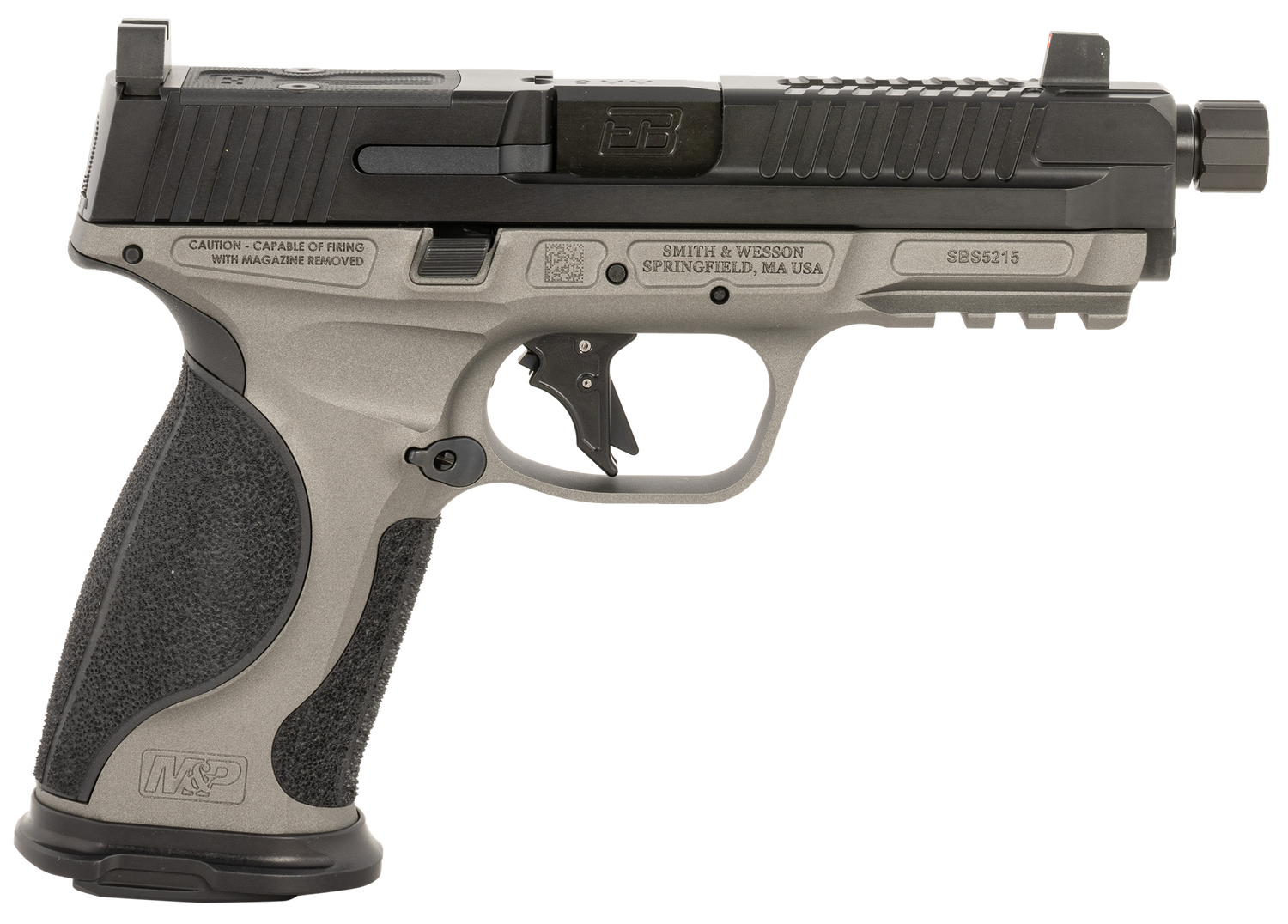 Ed Brown Fueled M&P Tactical Optic Ready Pistol MPFTACT, 9mm Luger, 4.75in, 17 Rds