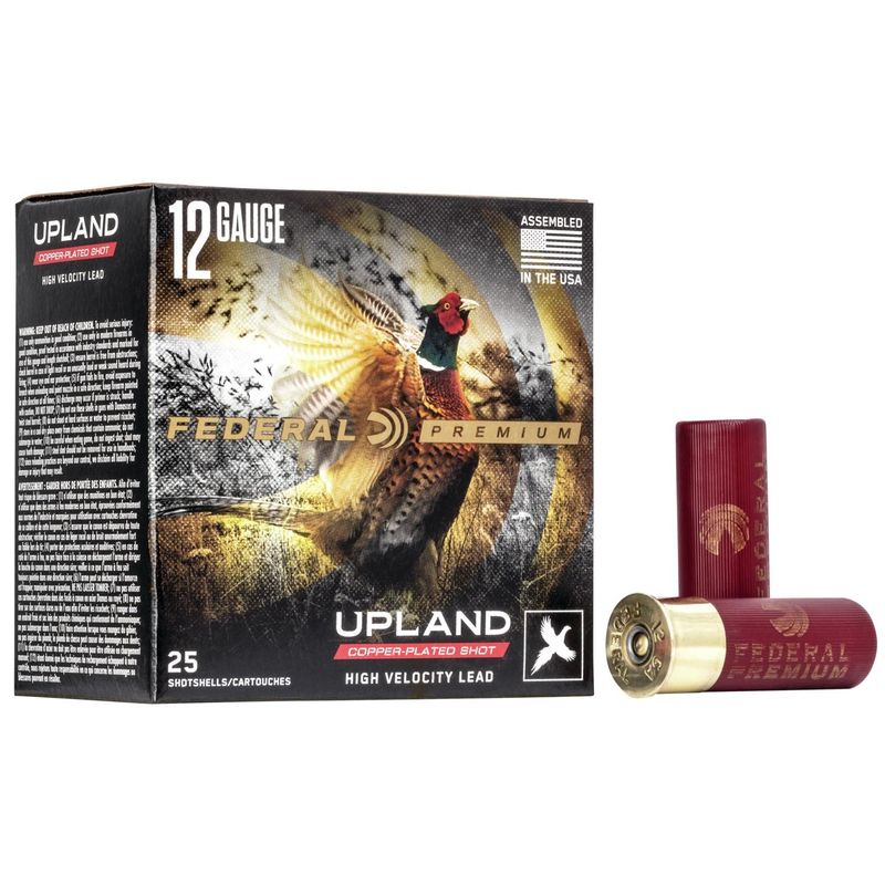 Federal Premium Wing Shok High Velocity P1286, 12 Gauge, 2-3/4", 1-1/8 oz, 1500 fps, #6 Lead Shot, 25 Rds/Bx