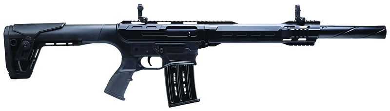 Chiappa AR-12A Semi-Auto Shotgun 930411, 18.50", 3" Chmbr, Black Adj w/Pistol Grip Synthetic Stock, 5 Rds