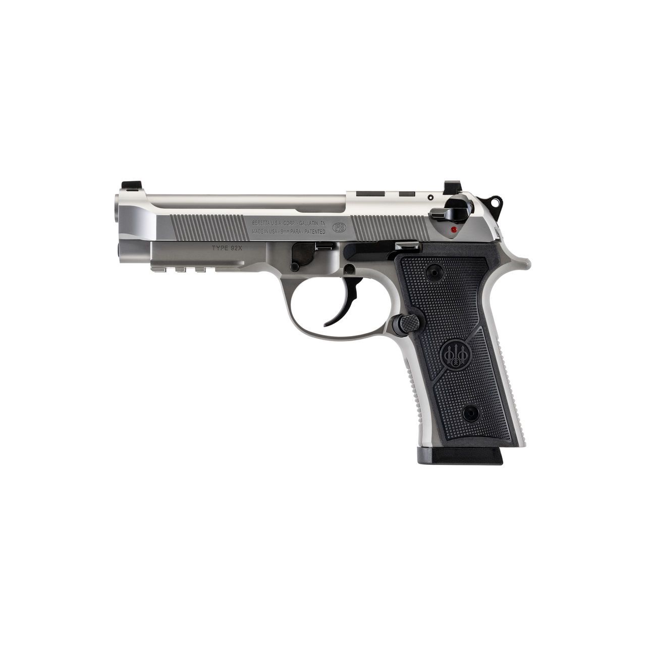 Beretta 92X RDO Pistol J92FR915INX, 9mm, 4.7in, Aluminum Frame, Inox Slide, 15 Rds