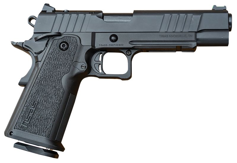 Tisas 1911 B9R Double Stack Optic Ready Pistol 12500017, 9mm Luger, 5in, QPQ Tenifer Cerakote Finish, 17 Rds