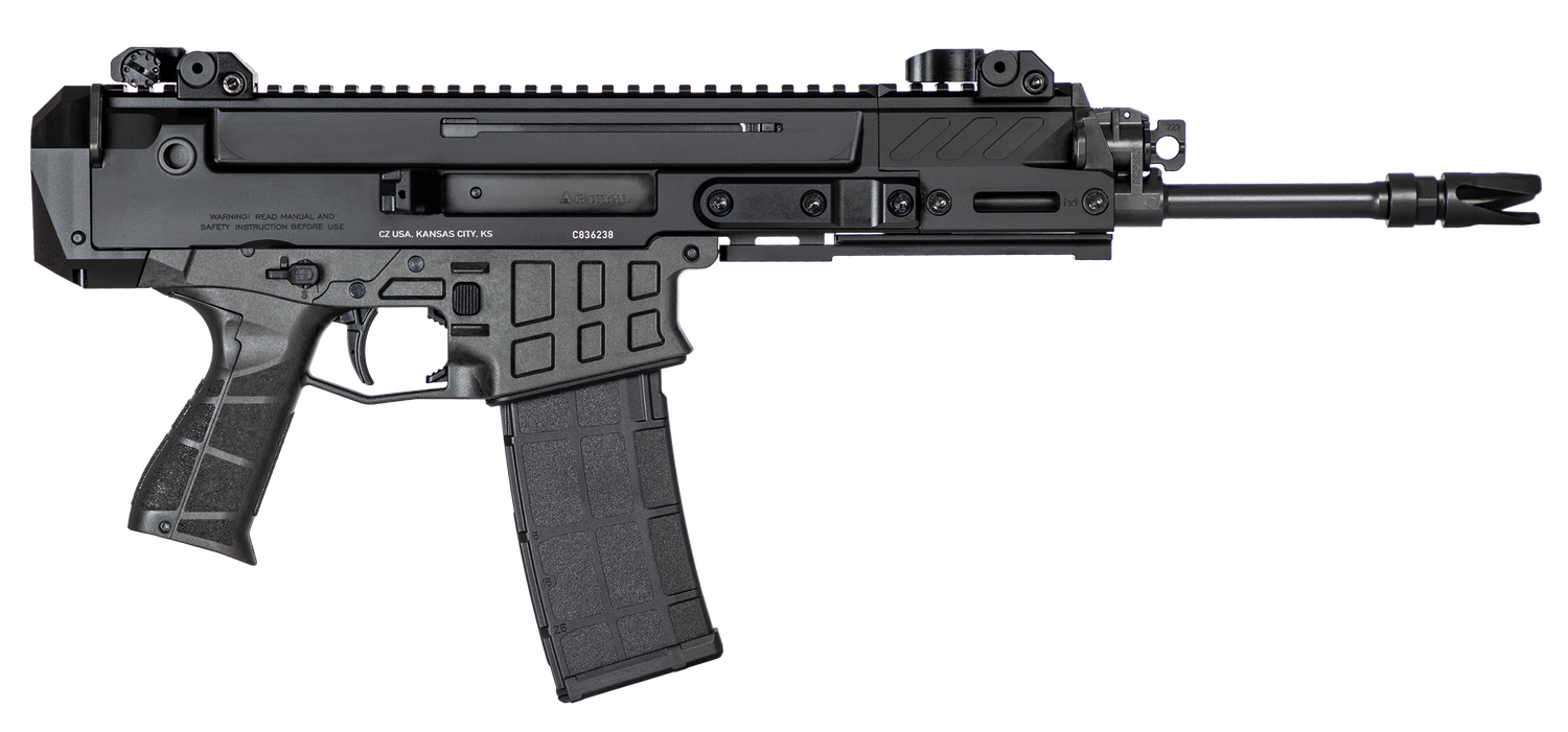 CZ Bren 2 MS Pistol 91461, 7.62x39mm, 11.14 in, Black Polymer Grip, Black Finish, 30 Rd