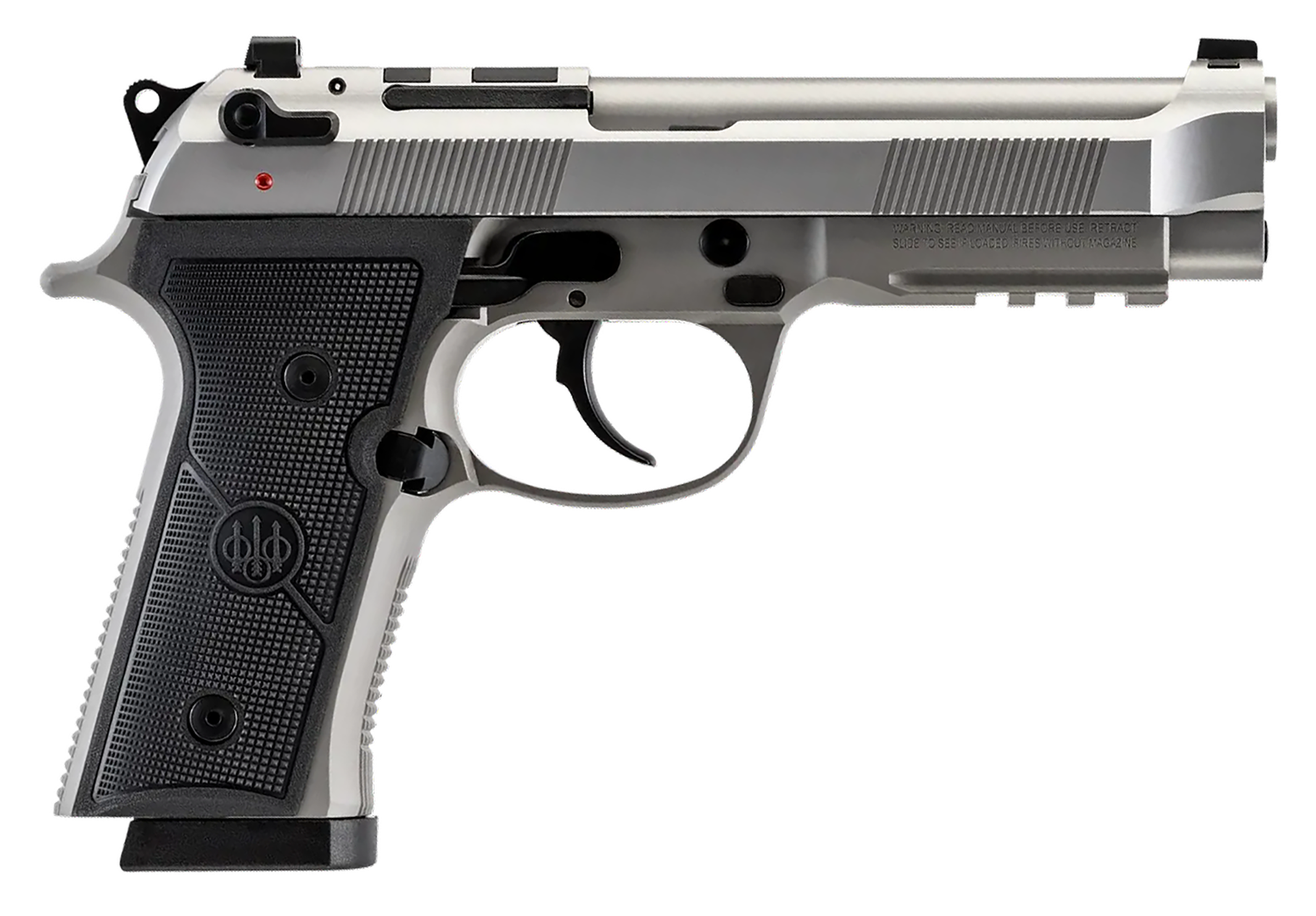 Beretta 92X RDO Pistol J92FR915INX, 9mm, 4.7in, Aluminum Frame, Inox Slide, 15 Rds