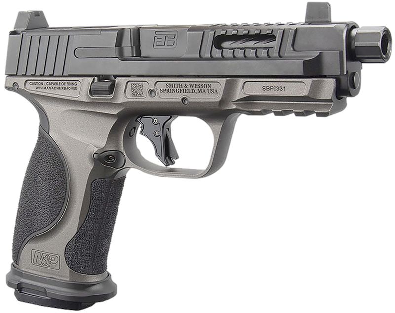 Ed Brown Fueled M&P Optic Ready Pistol MPMETALF1, 9mm, 4.65in, Tungsten Gray Cerakote Finish, 17 Rds