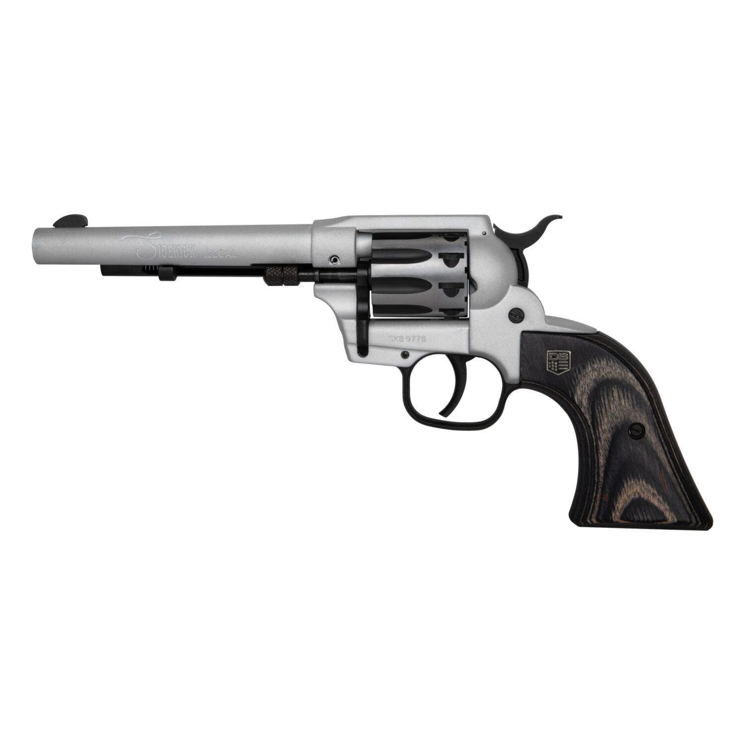 Diamondback Sidekick Revolver DB0580A501, 22 LR/22 WMR, 5.5in, Synthetic Grips, Steel Diama Finish, 9 Rds