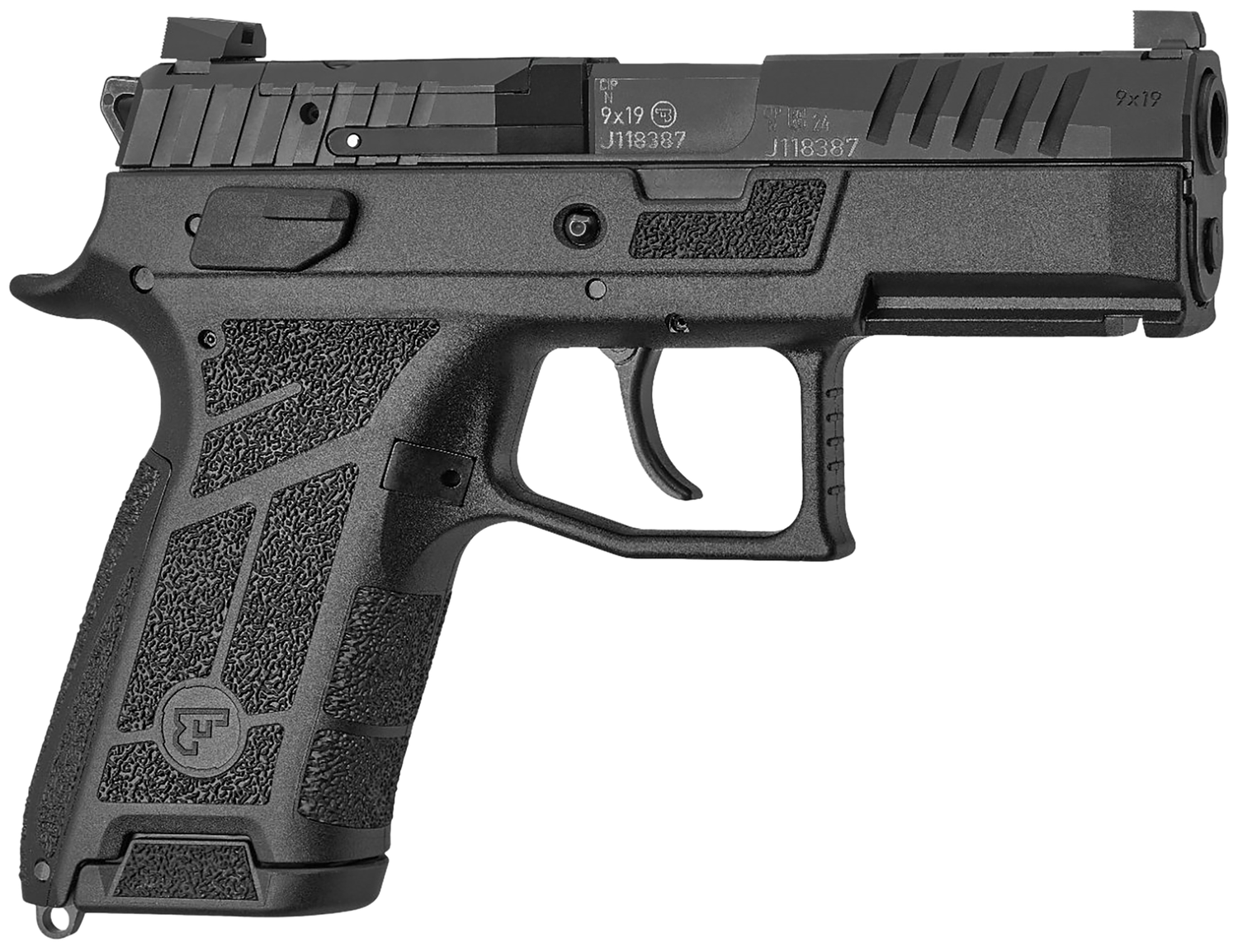 CZ-USA P09 Nocturne 01660, 9mm Luger, 3.74", Black Grips, Black Finish, 10 Rds