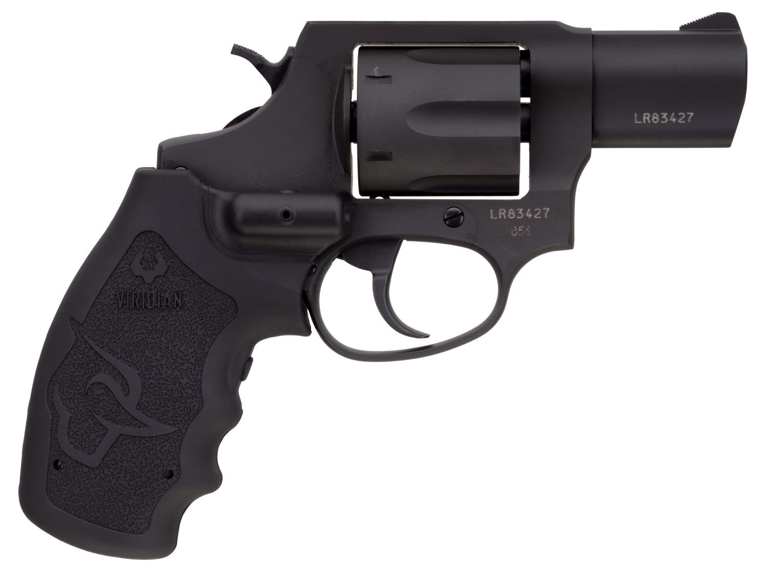 Taurus 856 Revolver 2856021VL, 38 Special, 2", Black Polymer w/Viridian Laser Grip, Matte Black Finish, 6 Rd