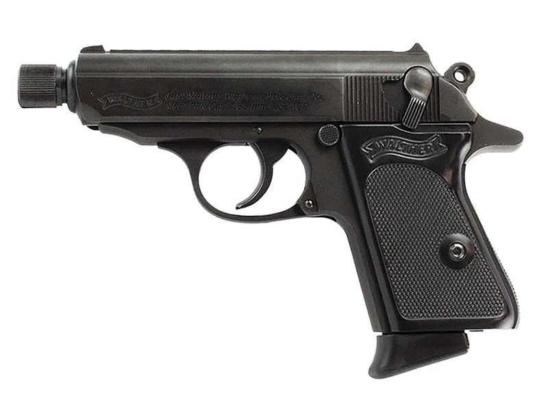 Walther PPK Pistol 4796061, 32 ACP, 3.30in, Polymer Grips, Black Finish, 6 Rds