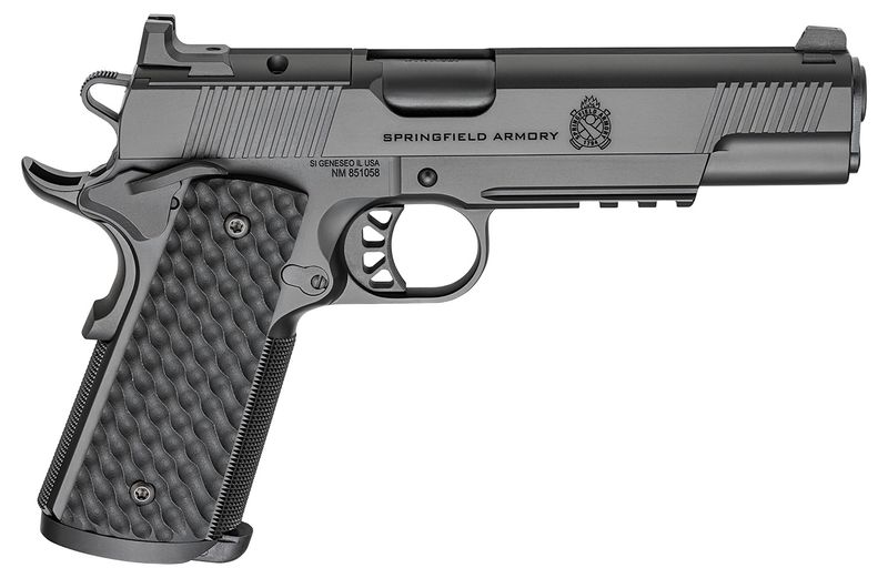 Springfield 1911 TRP AOS Optic Ready Pistol PC9129LRAOS, 9mm Luger, 5in, VZ Hydra G10, Black Cerakote Finish, 9 Rds