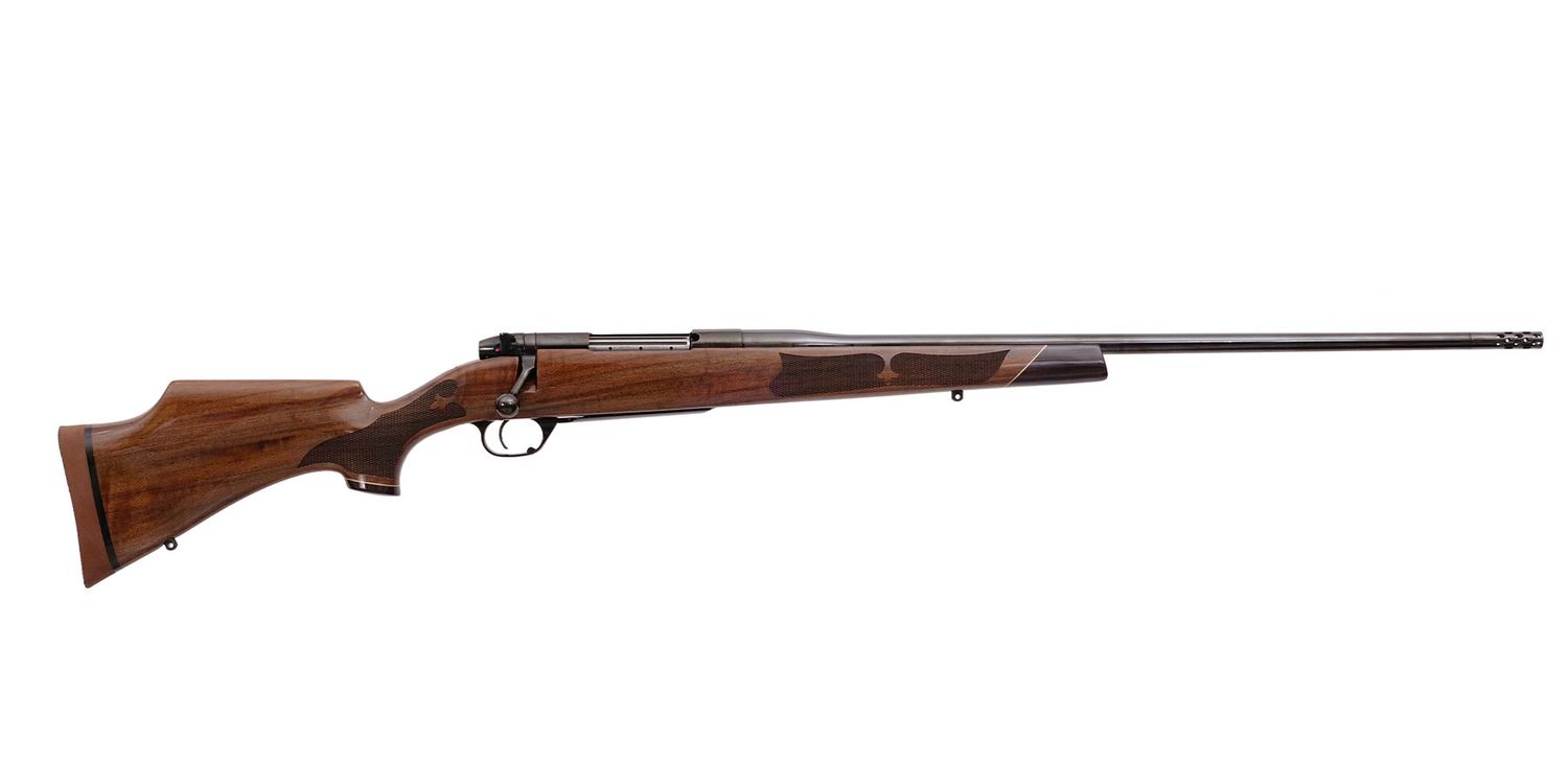 Weatherby Mark V Camilla Deluxe Rifle MCD01N65RWR6B, 6.5 WBY RPM, 24", Gloss AA Walnut Stock, 4 Rds