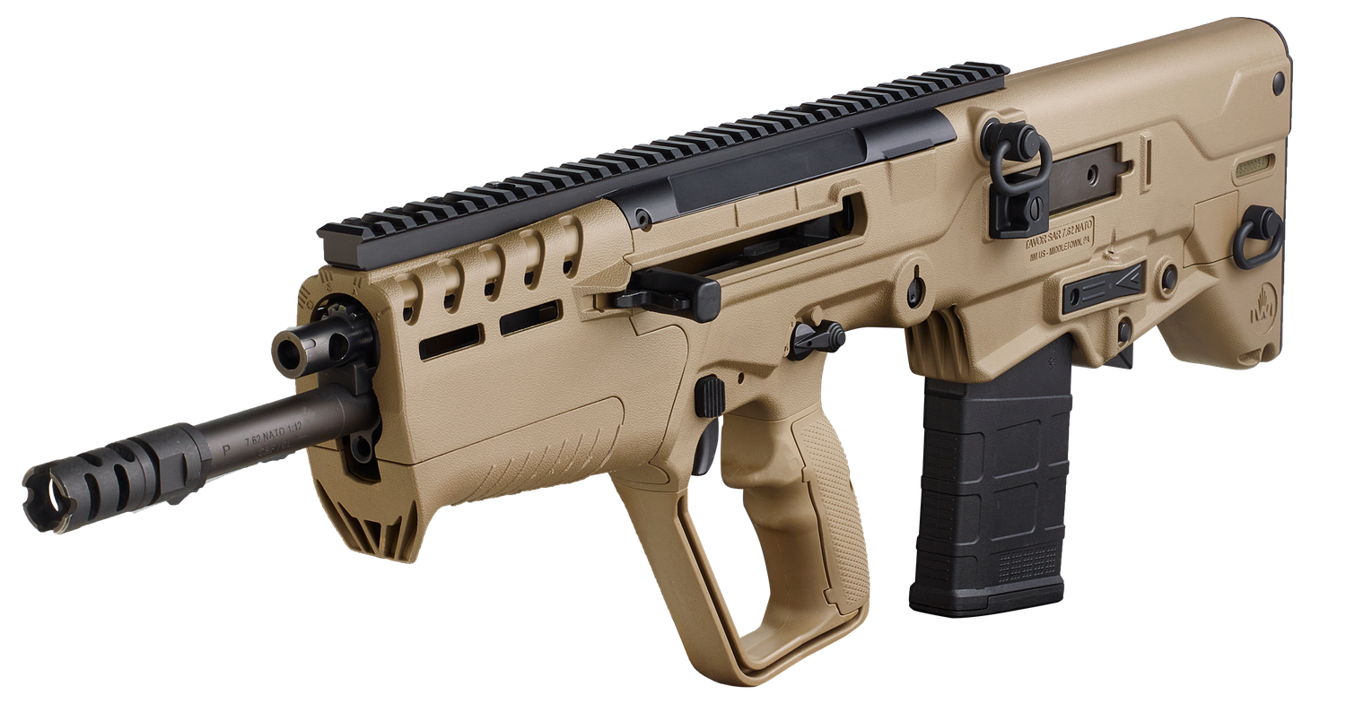 IWI Tavor 7 Semi-Auto Rifle T7F1610, 7.62x51mm NATO, 16.50", Fixed Bullpup Stock, FDE Finish, 10 Rds