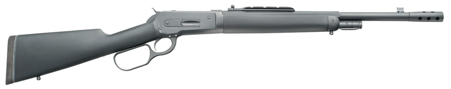 Taylors 1886 Ridge Runner Lever Action Rifle 920363, 45-70 Government, 18.5", Black Synthetic Stock, Blued Finish, 4 Rds