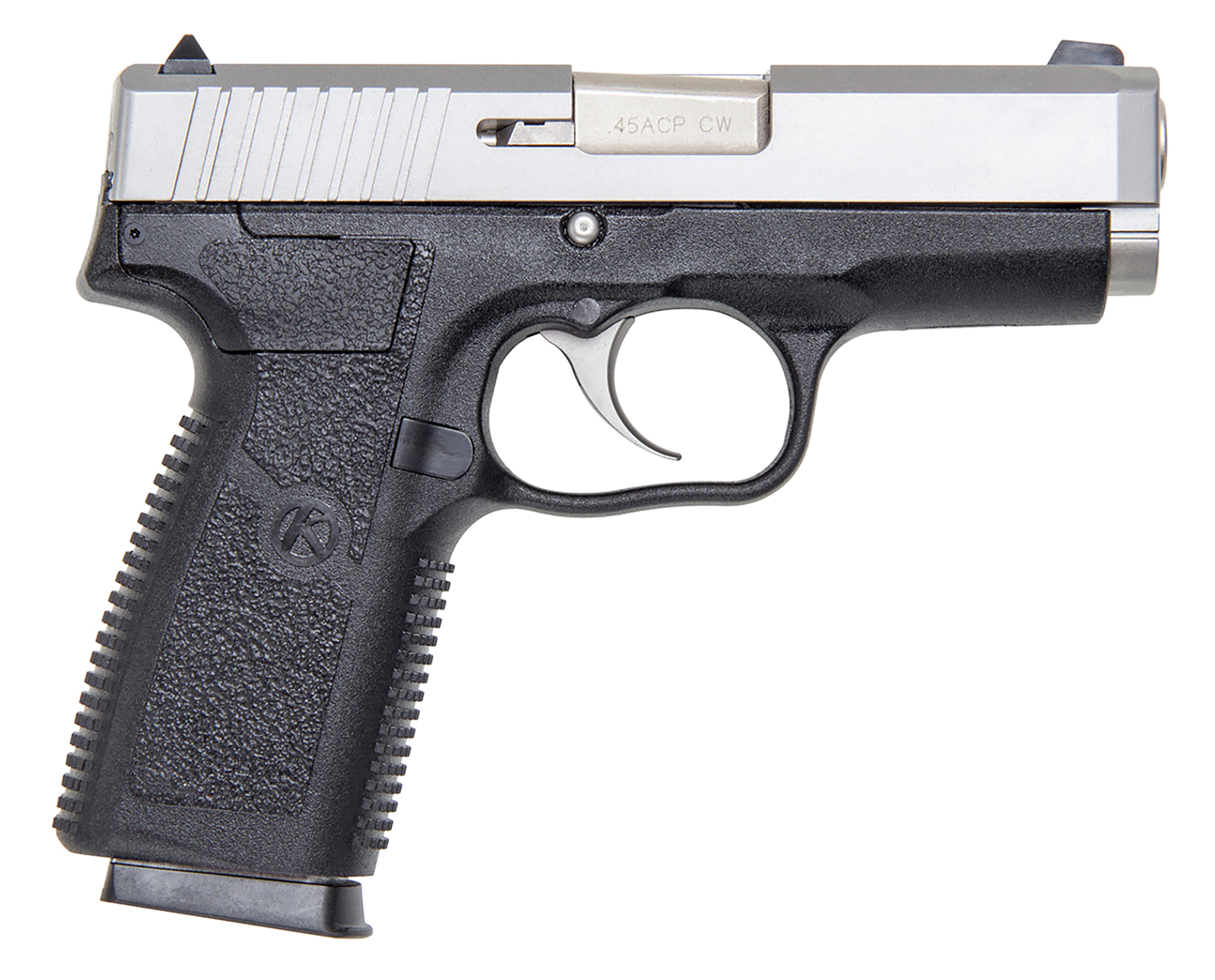 Kahr CW45 Semi-Auto Pistol CW4543, 45 ACP, 3.62", Black Polymer Grip, Black Polymer/Stainless Steel Finish, 6 Rd