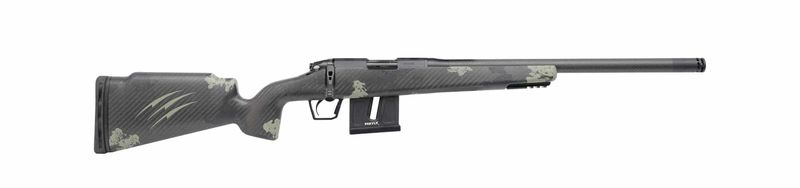 Fierce Razor Rimfire Rifle FRR17HMR18BF, 17 HMR, 18" Carbon Bull Barrel, Threaded, Black/Forest Finish, 10+1