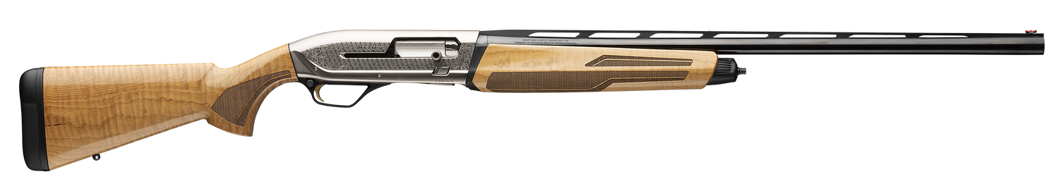 Browning Maxus II Ultimate Maple Shotgun 011777204, 12 Gauge, 28", 3" Chmbr, AAAA Grade Maple Stock, Matte Nickel Engraved Finish