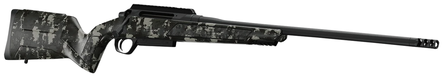 Christensen Arms Model 25 Evoke Hunter, Rifle 8011502500, 6.5 PRC 22" Hybrid Hunter Camo Stock, Black Cerakote Finish, Trigger-Tech Trigger, 4+1