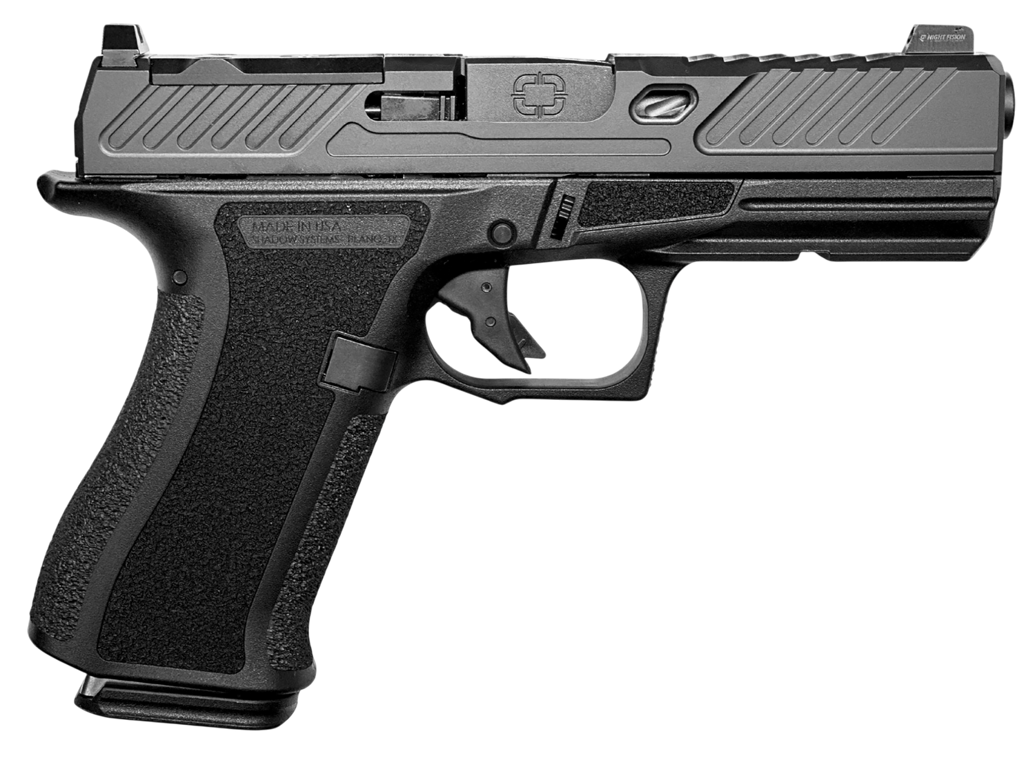 Shadow Systems CR920XL Elite Optic Ready Pistol SS-5028, 9mm, 4.18in, Black Frame Grips, 15 Rds