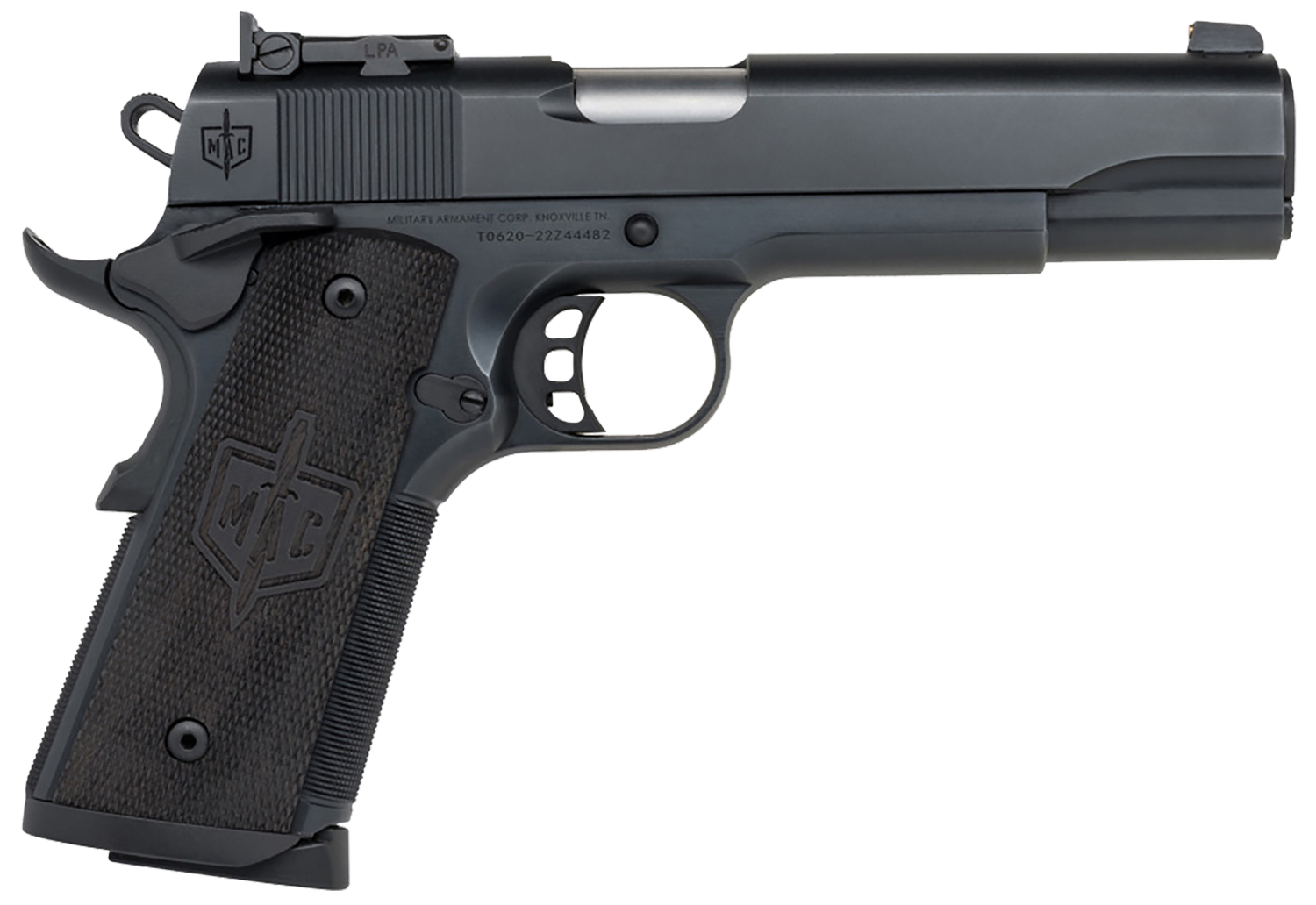 Tisas 1911 JSOC Pistol 10100536, 45 ACP, 5in, Turkish Walnut w/Logo Grips, QPQ Tenifer Cerakote Finish, 8 Rds