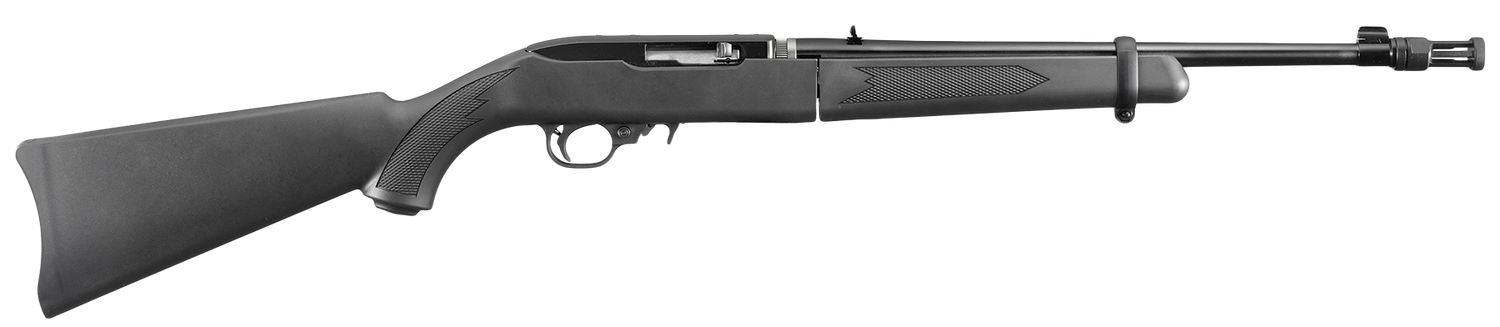 Ruger 10/22 Takedown Rifle 11112, 22 Long Rifle, 16.62 in Threaded, Black Synthetic Stock, Satin Black Finish